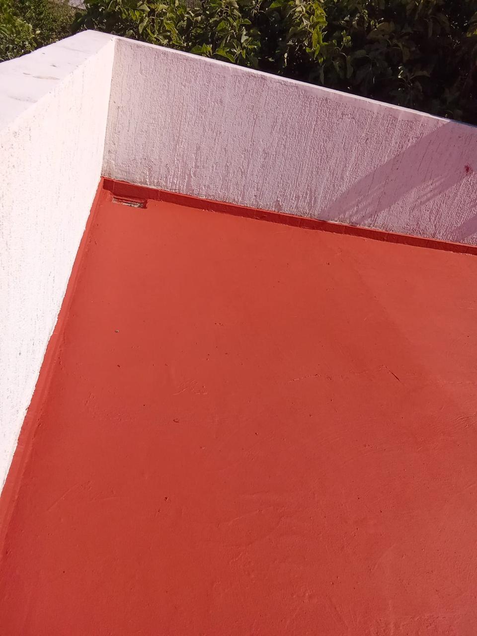 Membrana asfáltica roja techo Córdoba impermeabilización